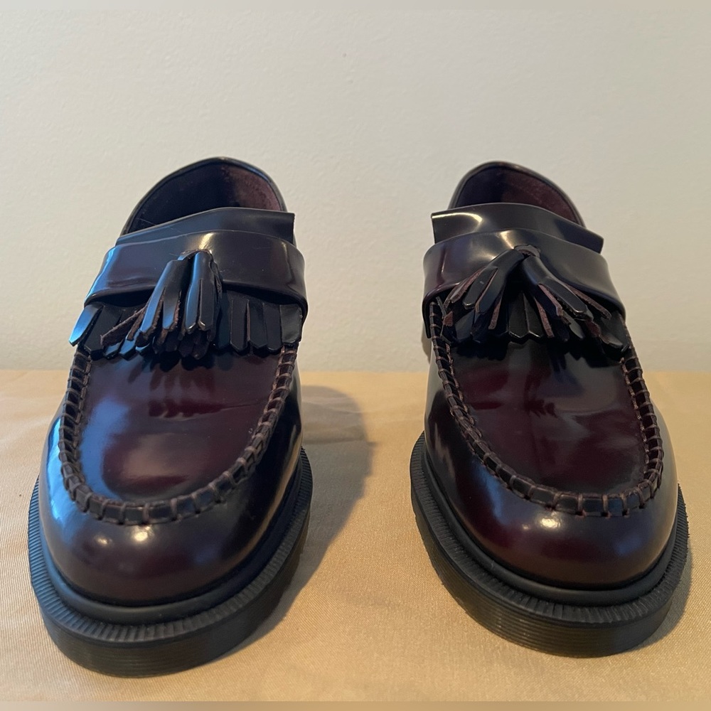 Dr. Martens. Adrian Arcadia Leather Tassel Loafers.